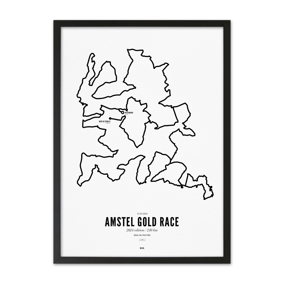 Poster of Amstel Gold Race 2024 - 240km | WIJCK.